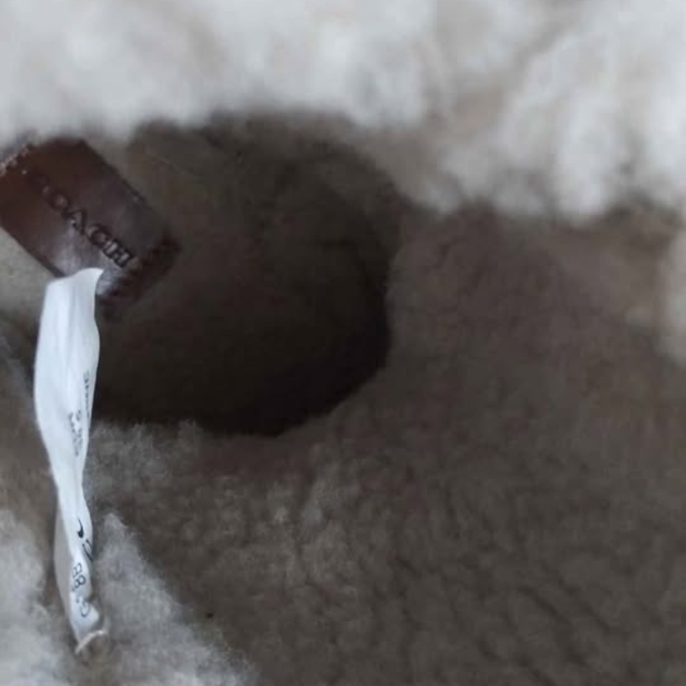 Coach Moto Genuine Shearling Boots size  8B - Picture 8 of 10